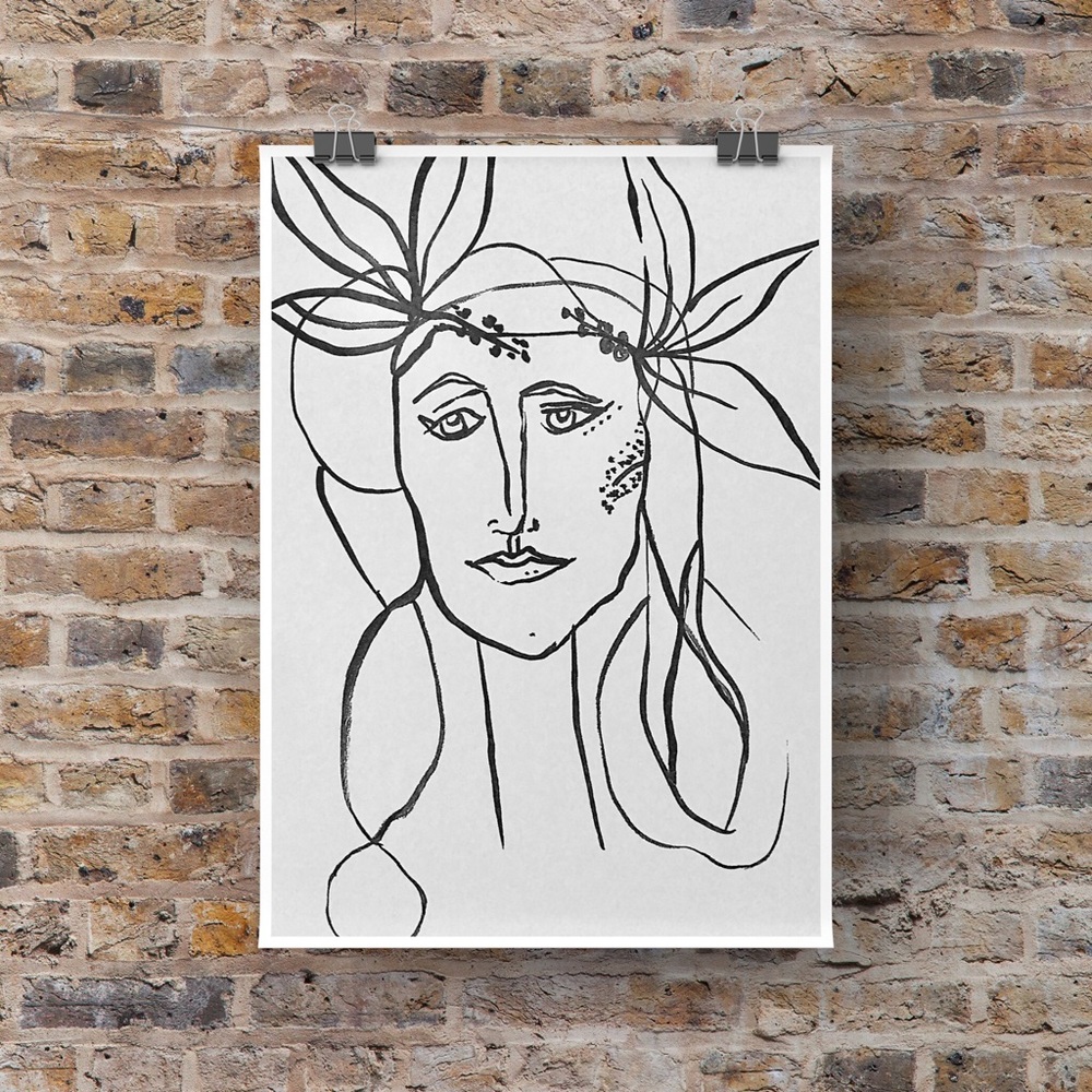 Six Black& White Original Art Prints